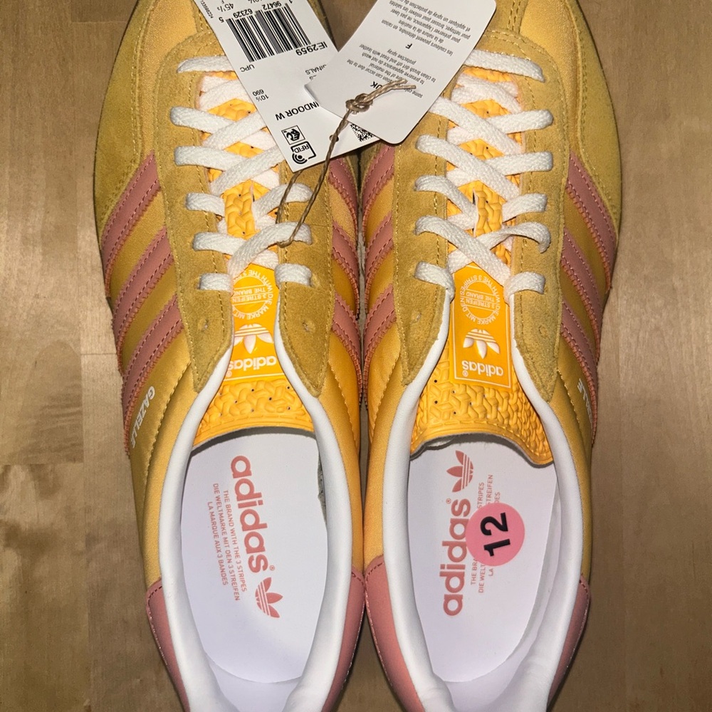 Adidas Originals Gazelle Semi Spark Clay Size 12 Women’s/10.5 Men’s NEW - Picture 2 of 6